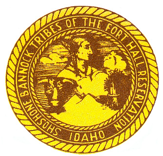 The official seal of the Shoshone-Bannock tribe.